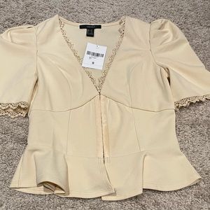 Forever 21 Peplum top
